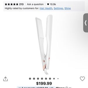 T3 White Hair Straightener